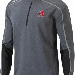 Best Sale 🛒 Columbia Men's Arizona Diamondbacks Black Shotgun 2.0 Quarter-Zip 👕 Shirt 🤩