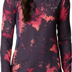 Wholesale 😉 Columbia 👩 Women's Omni-Heat Infinity Knit Long Sleeve Crewneck 👚 Shirt Nocturnal Lookup Print ✨