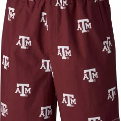 Cheap ⭐ Columbia Men's Texas A&M Aggies Maroon Backcast II Printed Performance Shorts ✔️