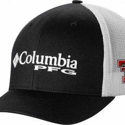 Buy β¨ Columbia Men's Texas Tech Red Raiders Black PFG Mesh Adjustable Hat π