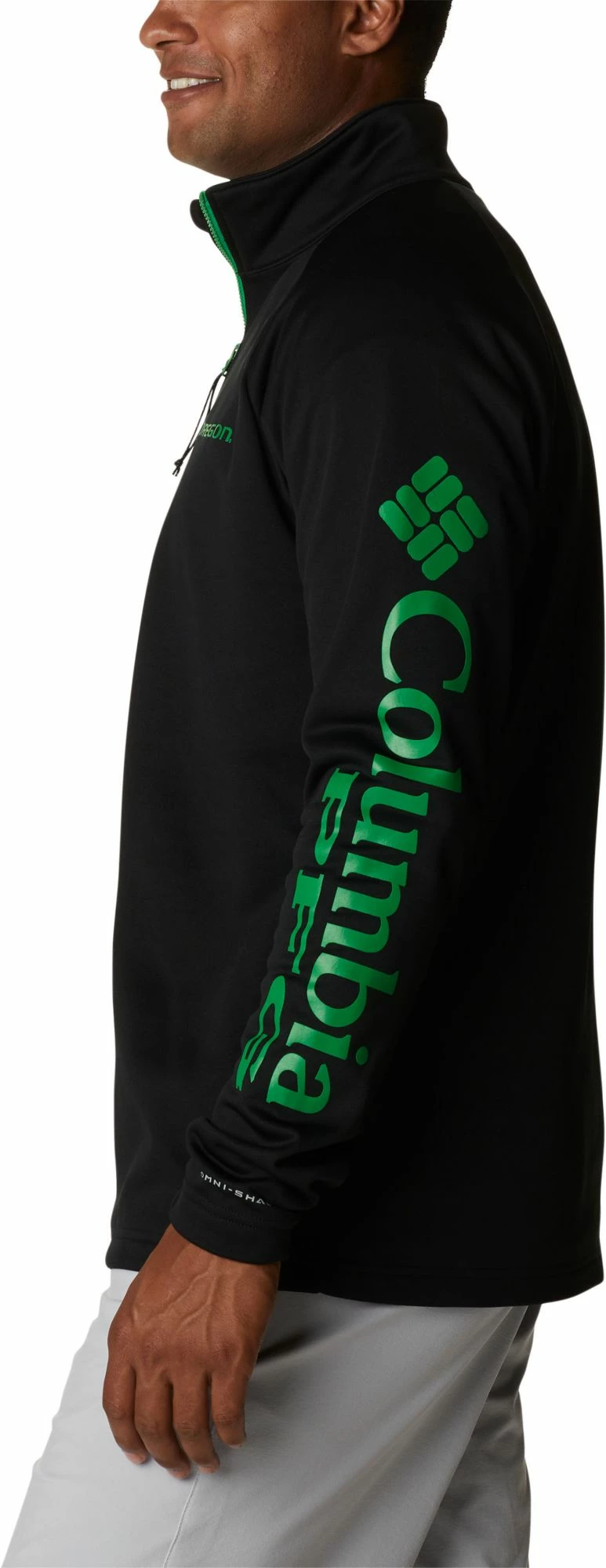 Promo π Columbia Men's Oregon Ducks Black PFG Terminal Tackle Quarter-Zip Pullover π Shirt β€οΈ - Image 2