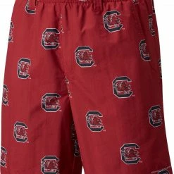 Top 10 💯 Columbia Men's South Carolina Gamecocks Garnet Backcast II Printed Performance Shorts 💯