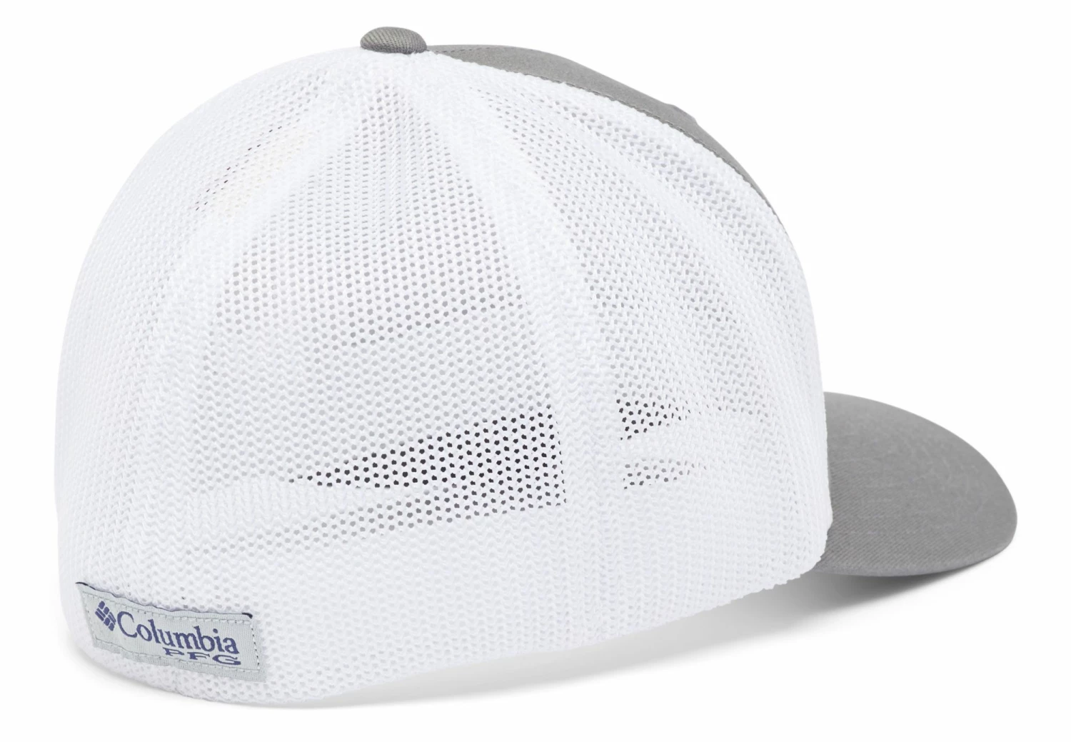 Wholesale π Columbia Men's Tennessee Volunteers Grey PFG Fish Flag Mesh Fitted Hat π - Image 2