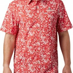 Flash Sale 🌟 Columbia Men's Georgia Bulldogs Red Super Slack Tide Button-Down 👚 Shirt 🔔