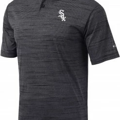Discount ✔️ Columbia Men's Chicago White Sox Black Omni-Wick Set Performance Polo 😉