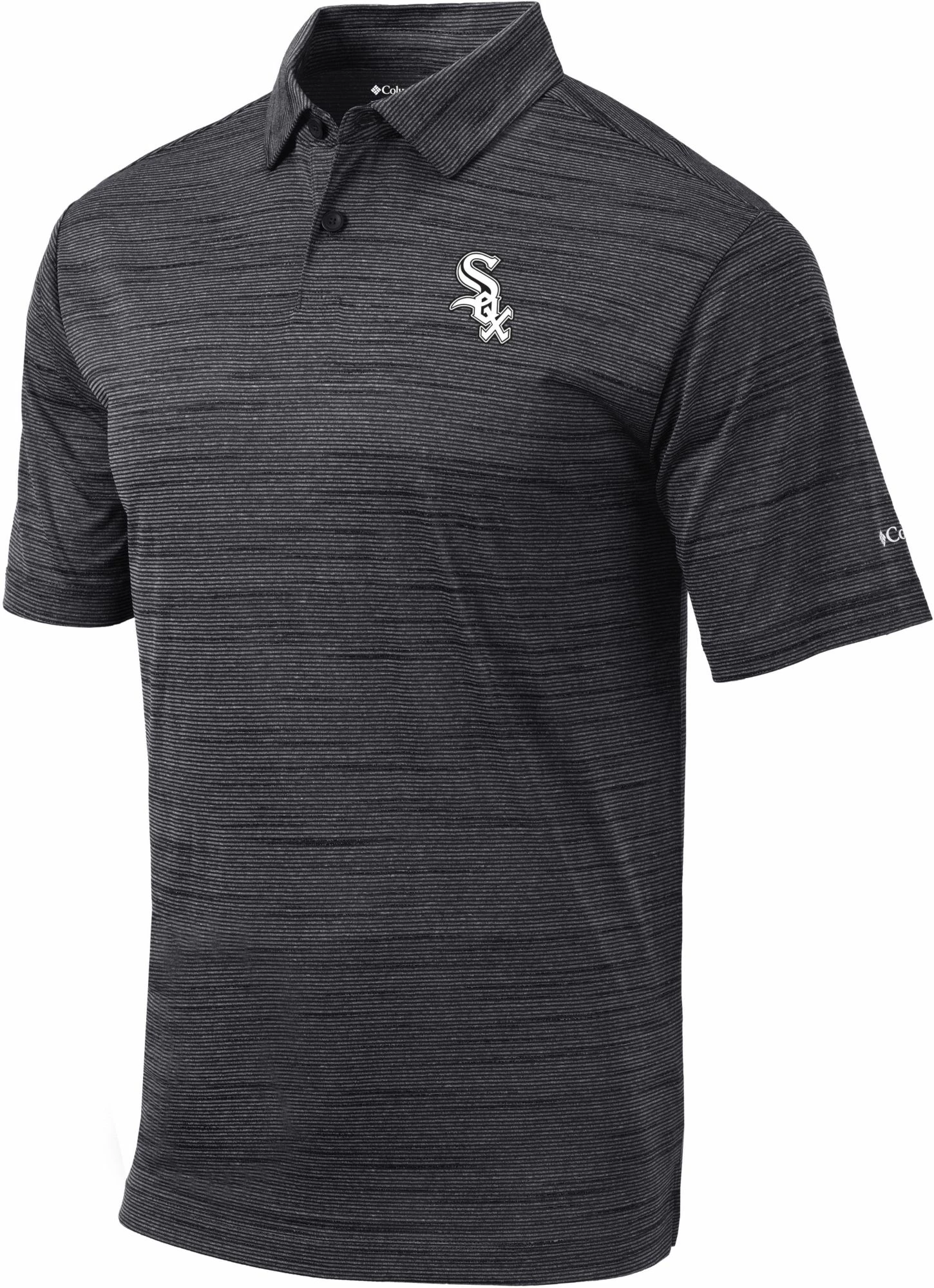 Discount βοΈ Columbia Men's Chicago White Sox Black Omni-Wick Set Performance Polo π