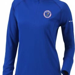 Wholesale 🎁 Columbia 👩 Women's Kansas Jayhawks 2022 Men's 🏀 Basketball National Champions Quarter Zip 🛒