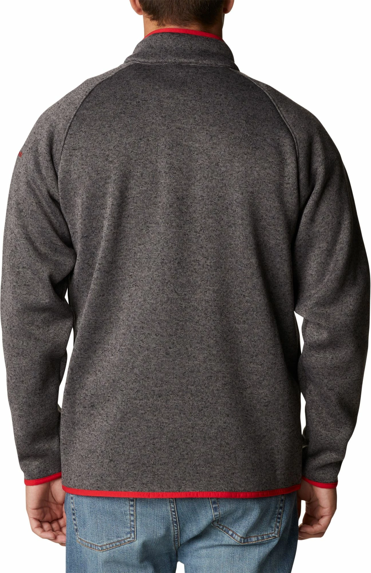 Deals π Columbia Men's Nebraska Cornhuskers Grey Canyon Point Half-Zip Pullover Fleece Jacket β¨ - Image 4