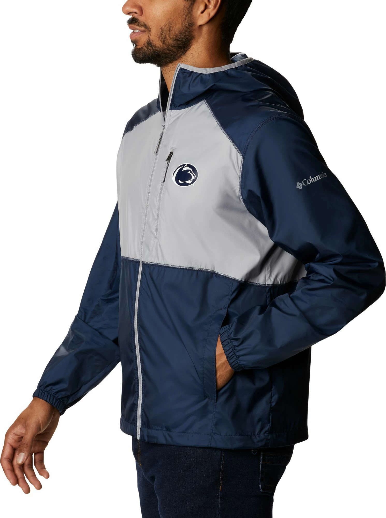 Promo π Columbia Men's Penn State Nittany Lions Blue Flash Forward Full-Zip Jacket π - Image 2