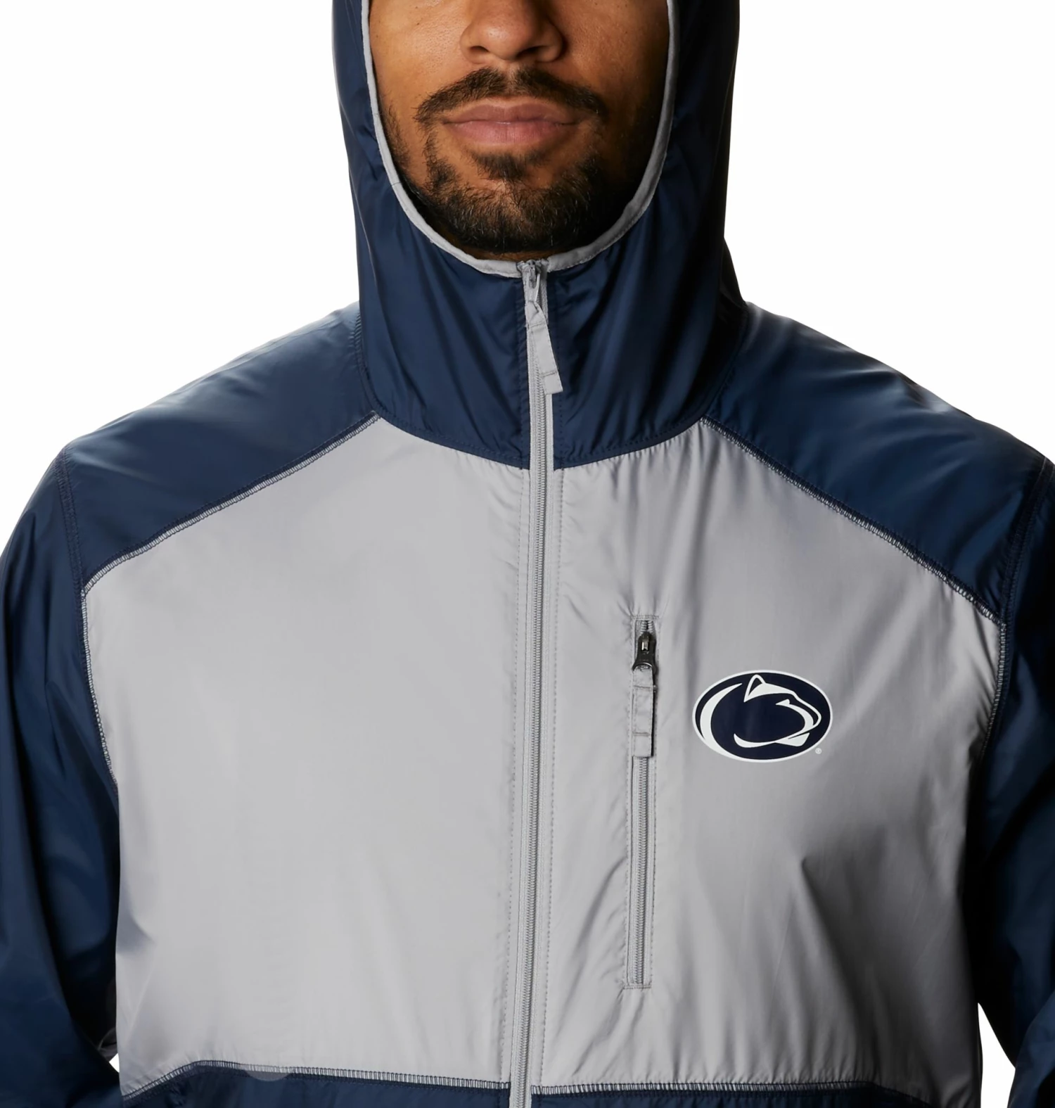 Promo π Columbia Men's Penn State Nittany Lions Blue Flash Forward Full-Zip Jacket π - Image 3