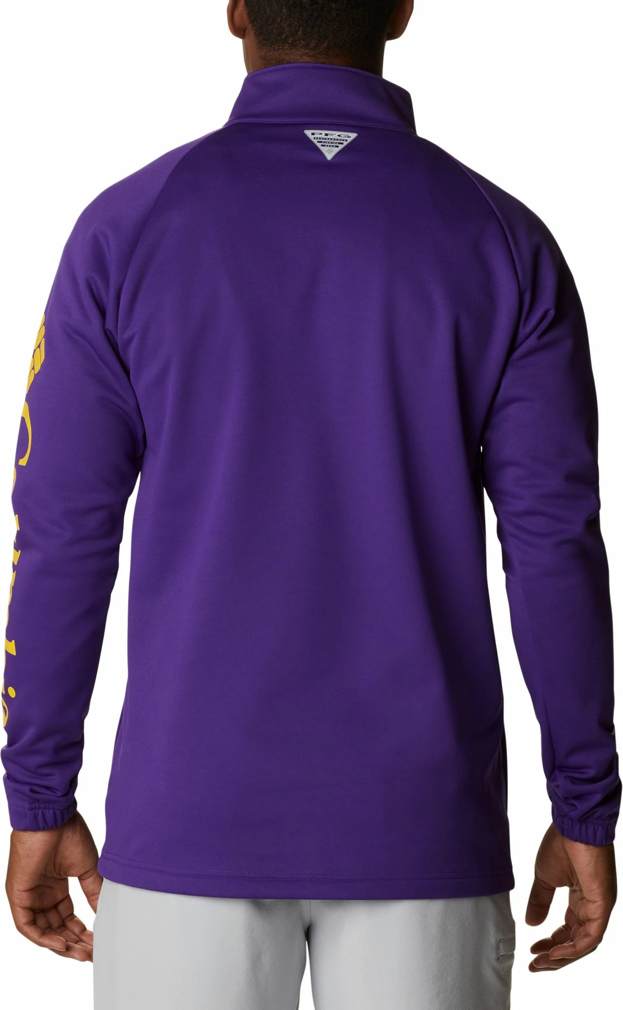 Best Pirce π₯ Columbia Men's LSU Tigers Purple PFG Terminal Tackle Quarter-Zip Pullover π Shirt π - Image 5