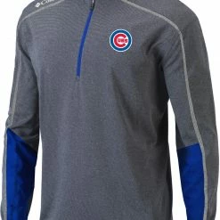 Buy 🔥 Columbia Men's Chicago Cubs Blue Shotgun 2.0 Quarter-Zip 👕 Shirt 🛒