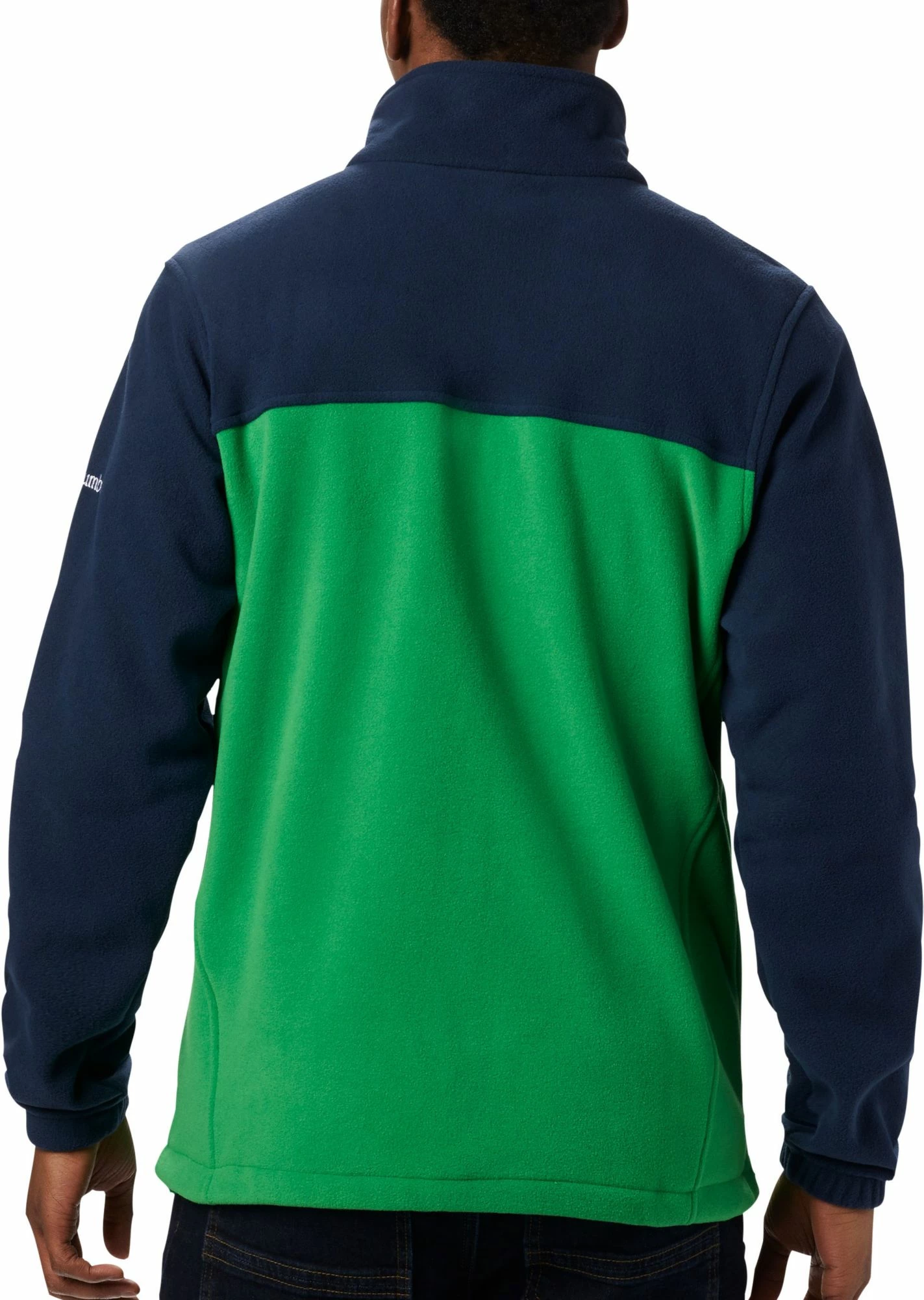 Budget β Columbia Men's Notre Dame Fighting Irish Navy Flanker Full-Zip Fleece Jacket β - Image 2
