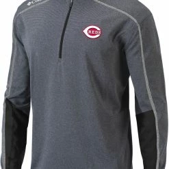 Best reviews of ❤️ Columbia Men's Cincinnati Reds Black Shotgun 2.0 Quarter-Zip 👕 Shirt 😍