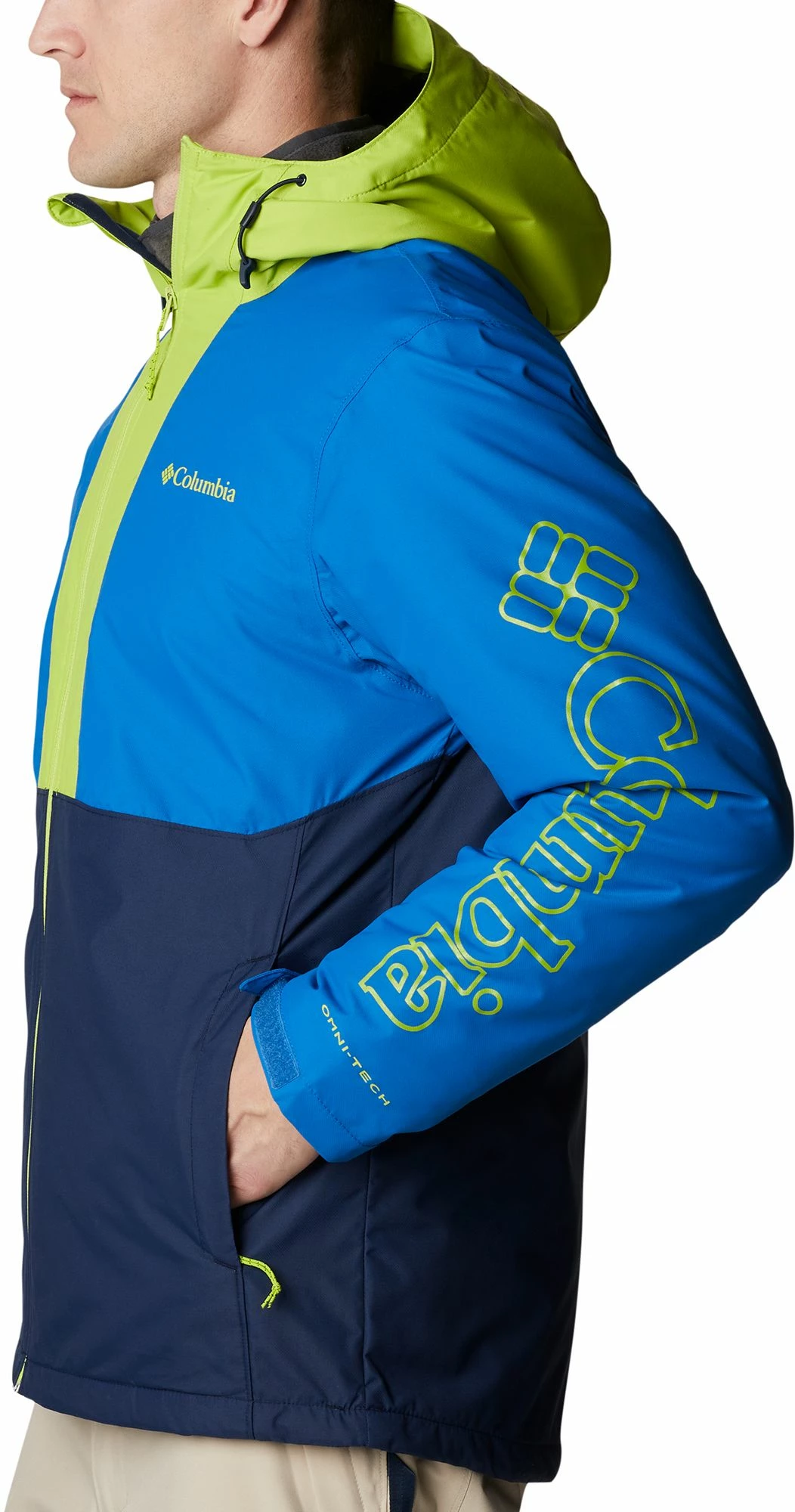 Outlet β Columbia Men's Timberturner Jacket Coll Navy/bright Indigo 𧨠- Image 3