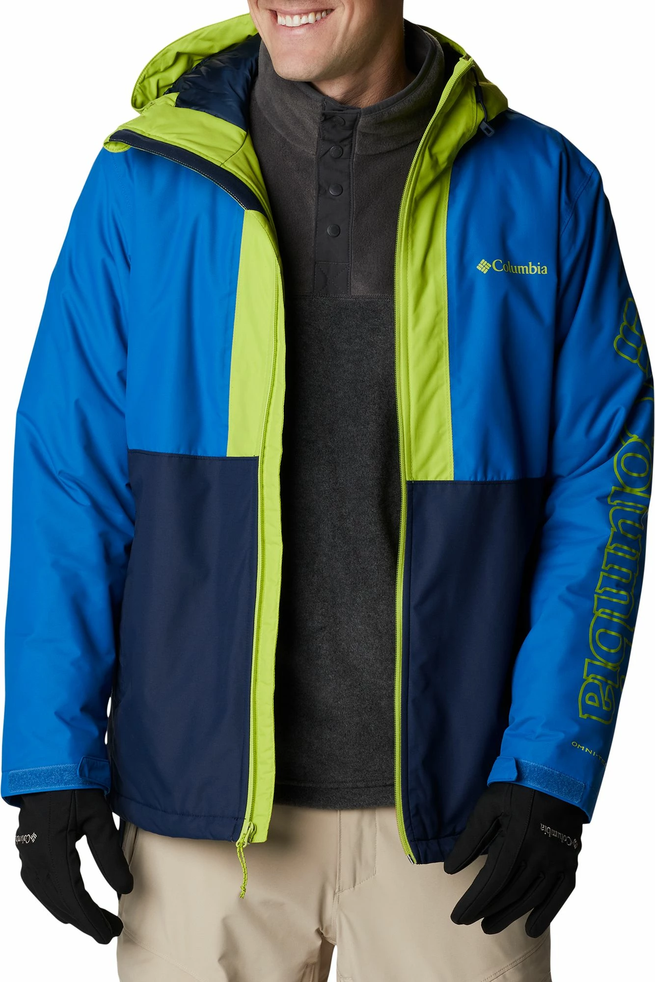 Outlet β Columbia Men's Timberturner Jacket Coll Navy/bright Indigo 𧨠- Image 4