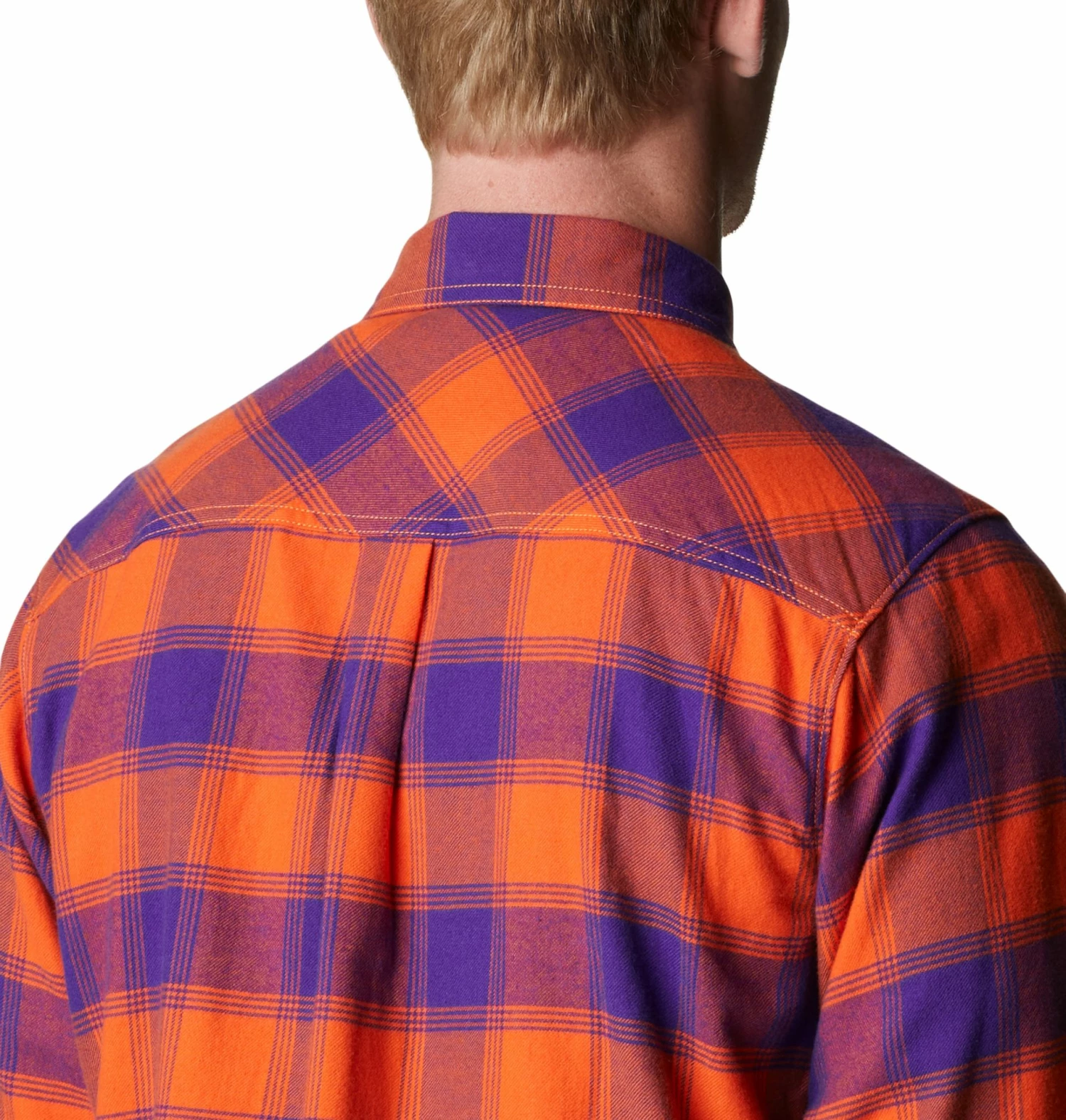 Best reviews of π Columbia Men's Clemson Tigers Orange Plaid Flare Gun Flannel Button Down Long Sleeve π Shirt βοΈ - Image 4
