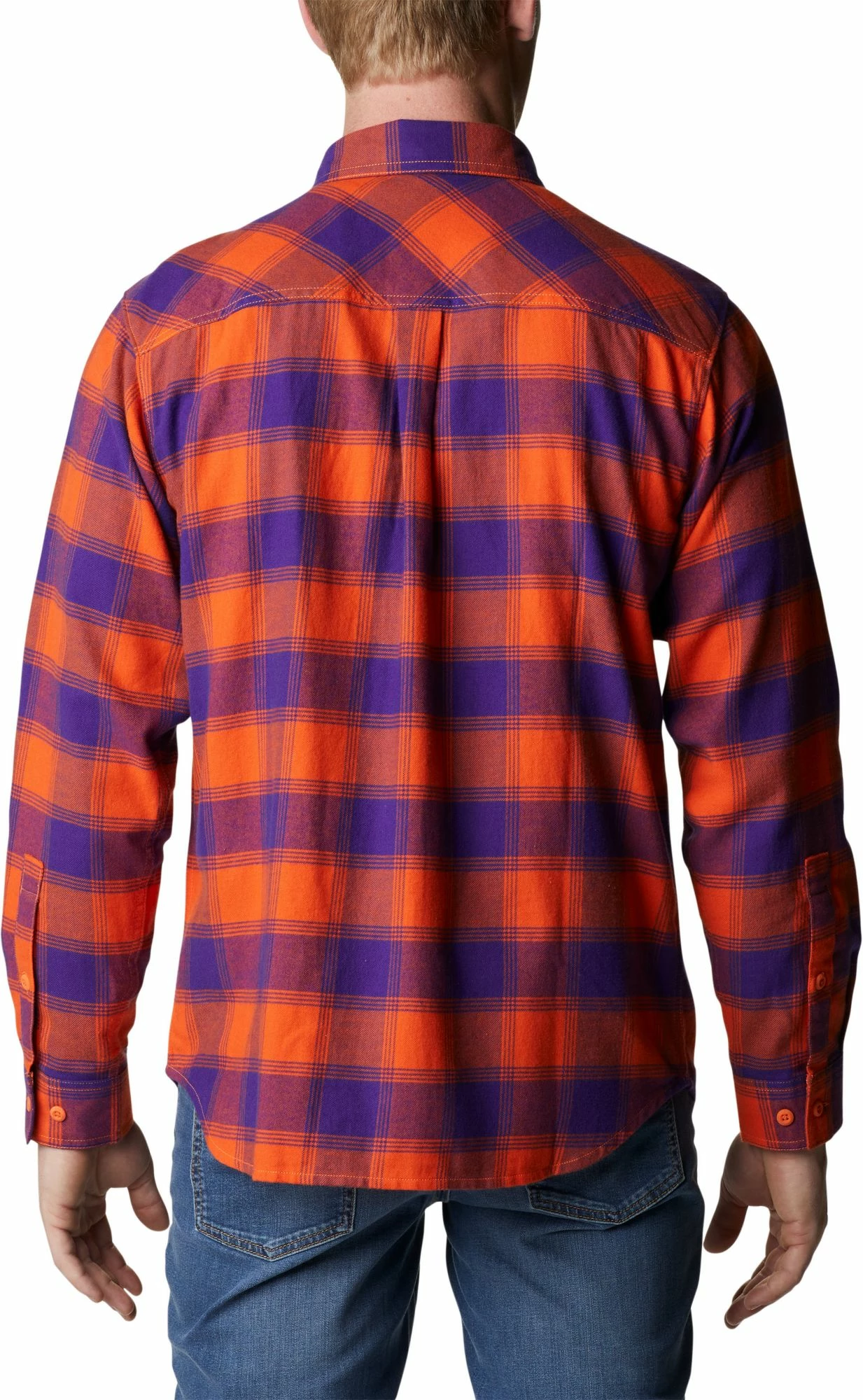 Best reviews of π Columbia Men's Clemson Tigers Orange Plaid Flare Gun Flannel Button Down Long Sleeve π Shirt βοΈ - Image 5