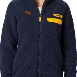 Best reviews of 💯 Columbia 👩 Women's West Virginia Mountaineers Blue Mountain Side Heavyweight Full-Zip Jacket 👏