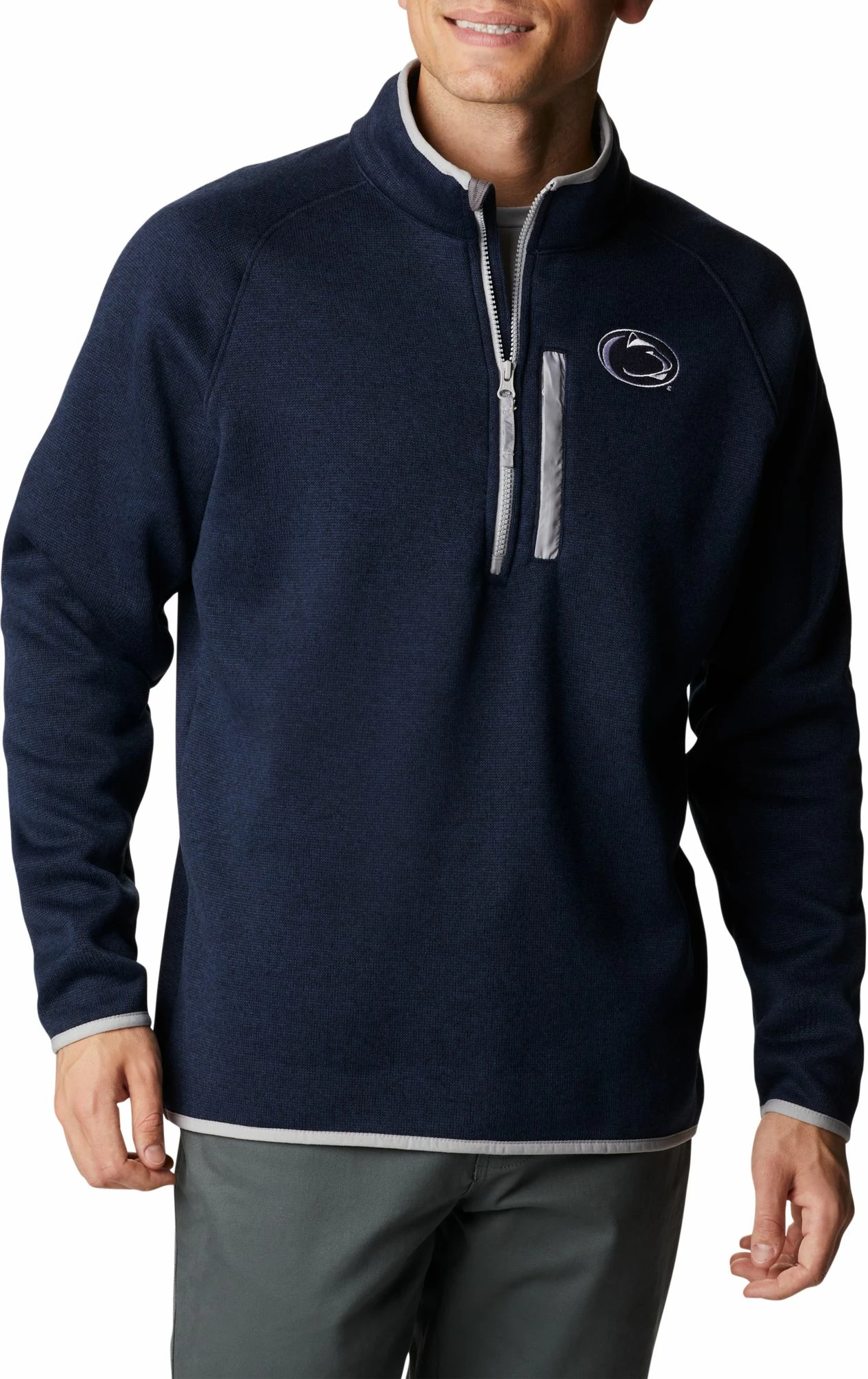 Promo β Columbia Men's Penn State Nittany Lions Navy CLG Canyon Point™ Sweater Fleece 1/2 Zip β€οΈ