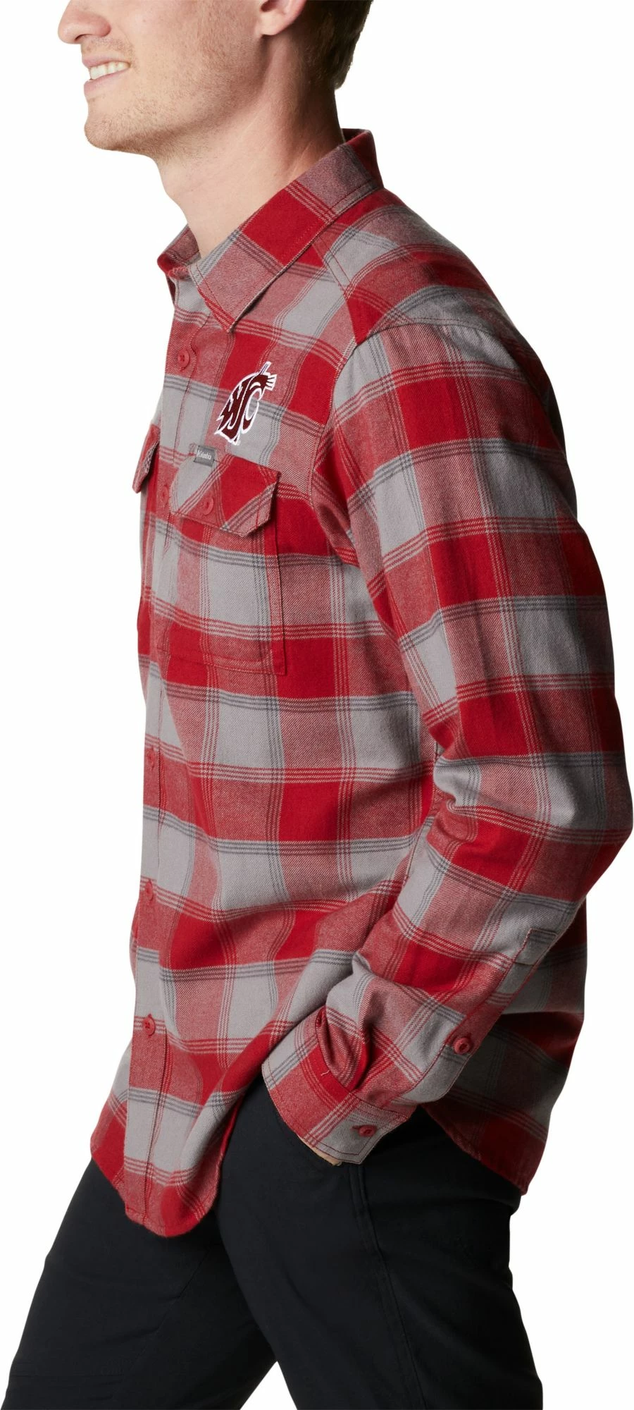 Cheap β¨ Columbia Men's Washington Huskies Purple Plaid Flare Gun Flannel Button Down Long Sleeve π Shirt β - Image 2