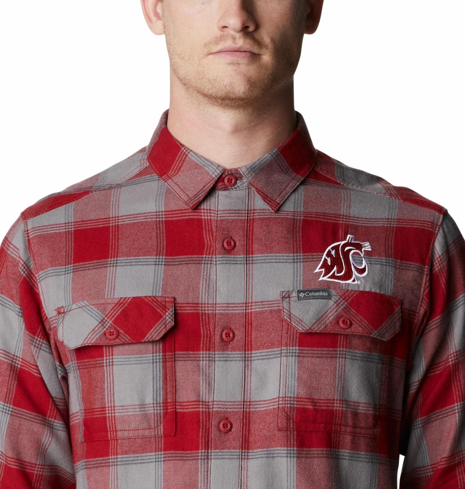 Cheap β¨ Columbia Men's Washington Huskies Purple Plaid Flare Gun Flannel Button Down Long Sleeve π Shirt β - Image 3