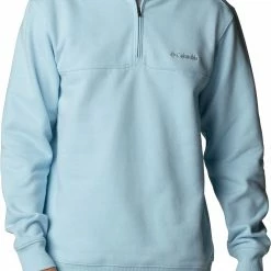 Budget 😉 Columbia Men's Hart Mountain II Half Zip Jacket Sky Blue Heather 🎉