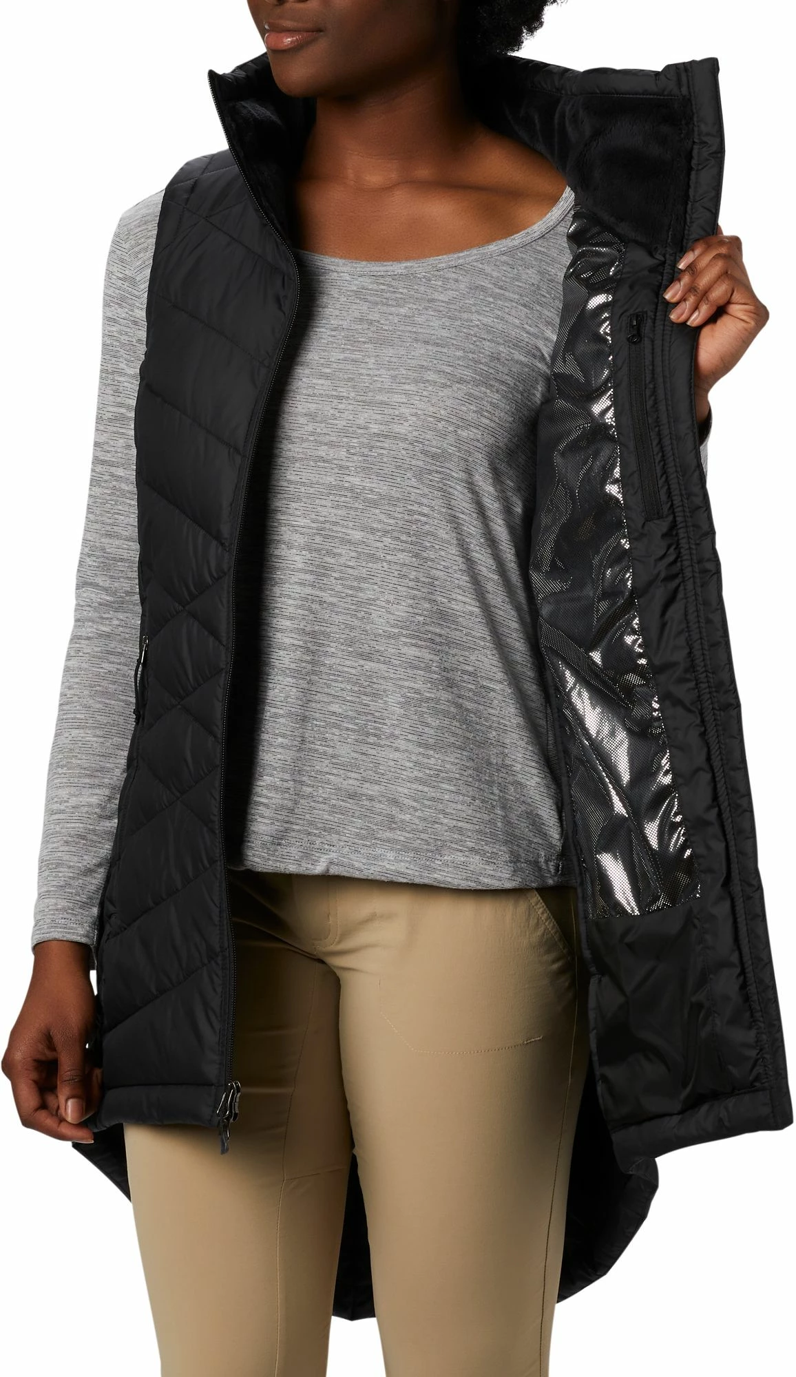 Coupon β Columbia π© Women's Heavenly Long Vest Black 𧨠- Image 5