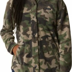 Promo 🌟 Columbia 👩 Women's Benton Springs 👚 Shirt Jacket Cypress Trad Camo 👏