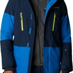 Wholesale 🥰 Columbia Men's Aerial Ascender Jacket Cllgte Nvy/brght Indgo 😀