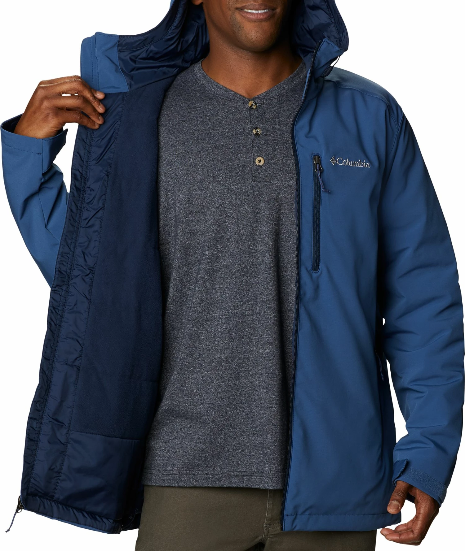 Hot Sale π Columbia Men's Gate Racer Softshell Jacket Black π - Image 4