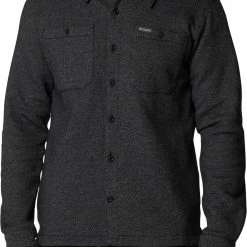 Buy ✔️ Columbia Men's Great Hart Mountain 👚 Shirt Jacket Black Heather ❤️