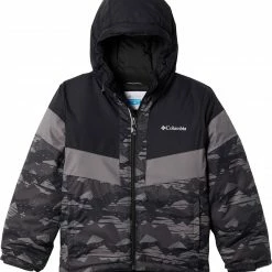 Wholesale 🔥 Columbia Boys' Lightning Lift II Jacket Black/anc Fossil Scrapsca ⭐