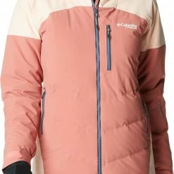 Hot Sale ✨ Columbia 👩 Women's Powderkeg III Down Jacket Dark Coral/peach Blossom ⌛