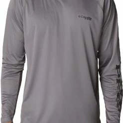 Cheap π Columbia Men's PFG Terminal Tackle Hoodie Tanzanite/white Logo π