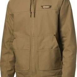 Discount 👍 Columbia Men's Roughtail Work Hooded Jacket Flax 😉