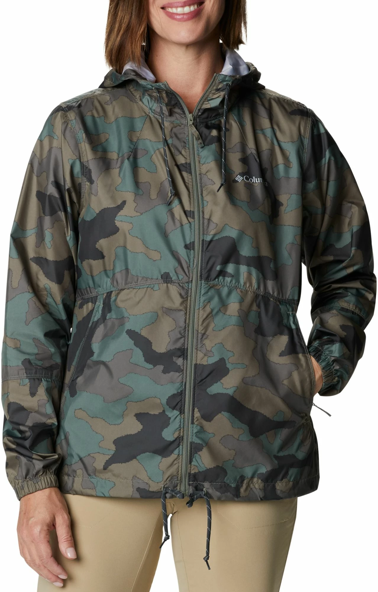Best reviews of π Columbia π© Women's Flash Forward Windbreaker Jacket Cypress Trad Camo Print π